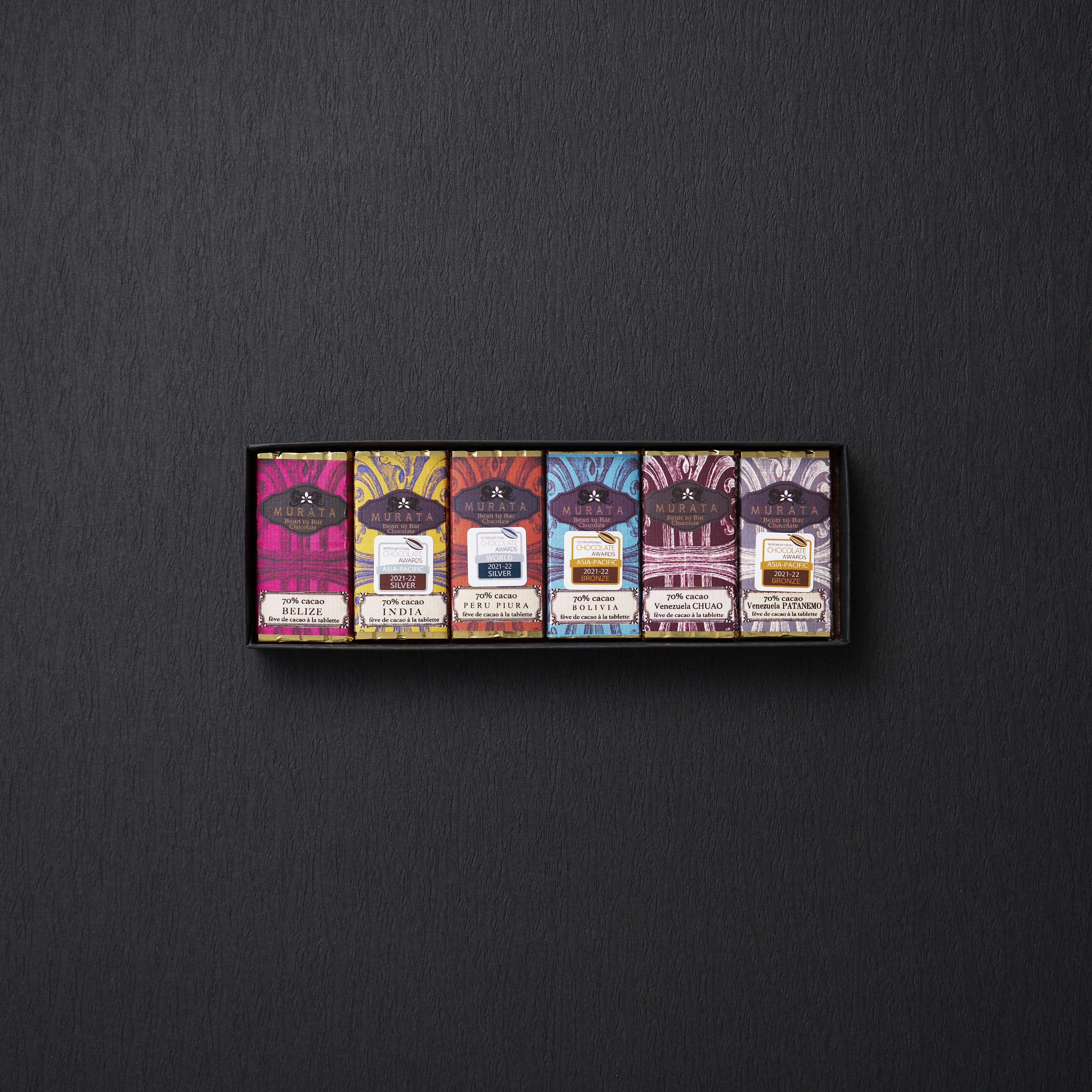 デキスタション70% ギフトボックス　【12g×6枚入り】