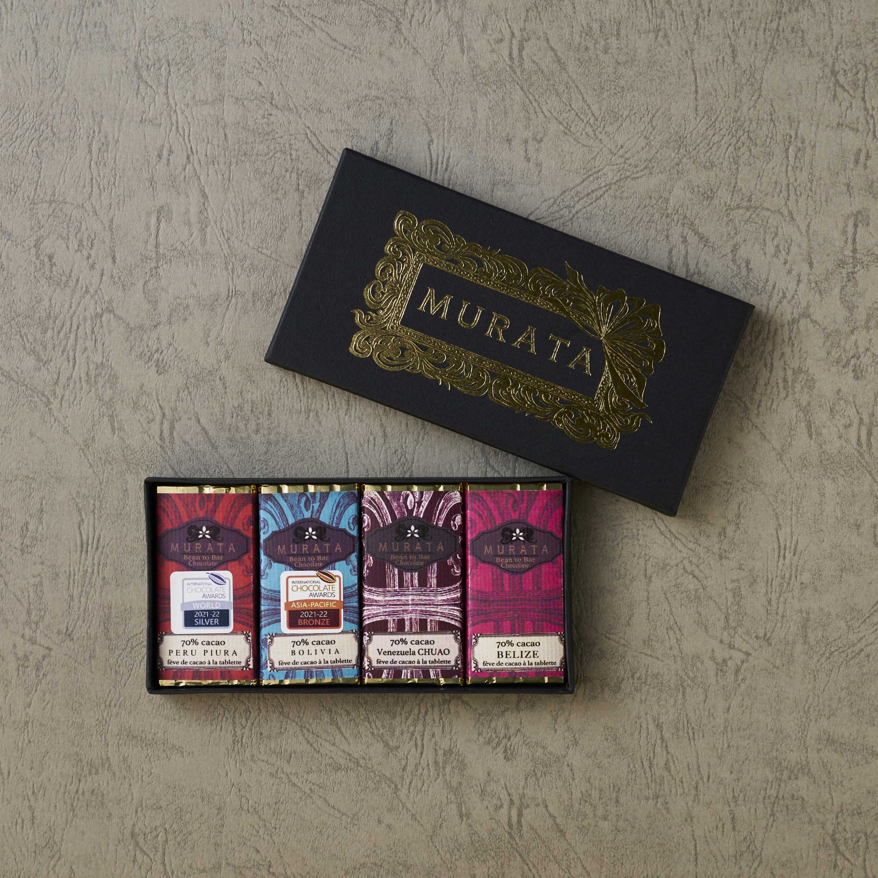 デキスタション70% ギフトボックス【12g×4枚入り】