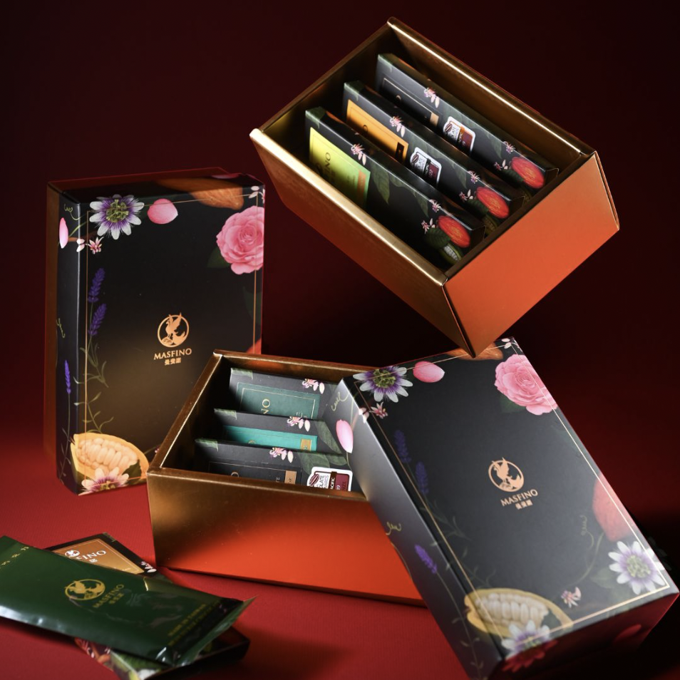 MASFINO バーチョコレート3枚用ギフトBOX