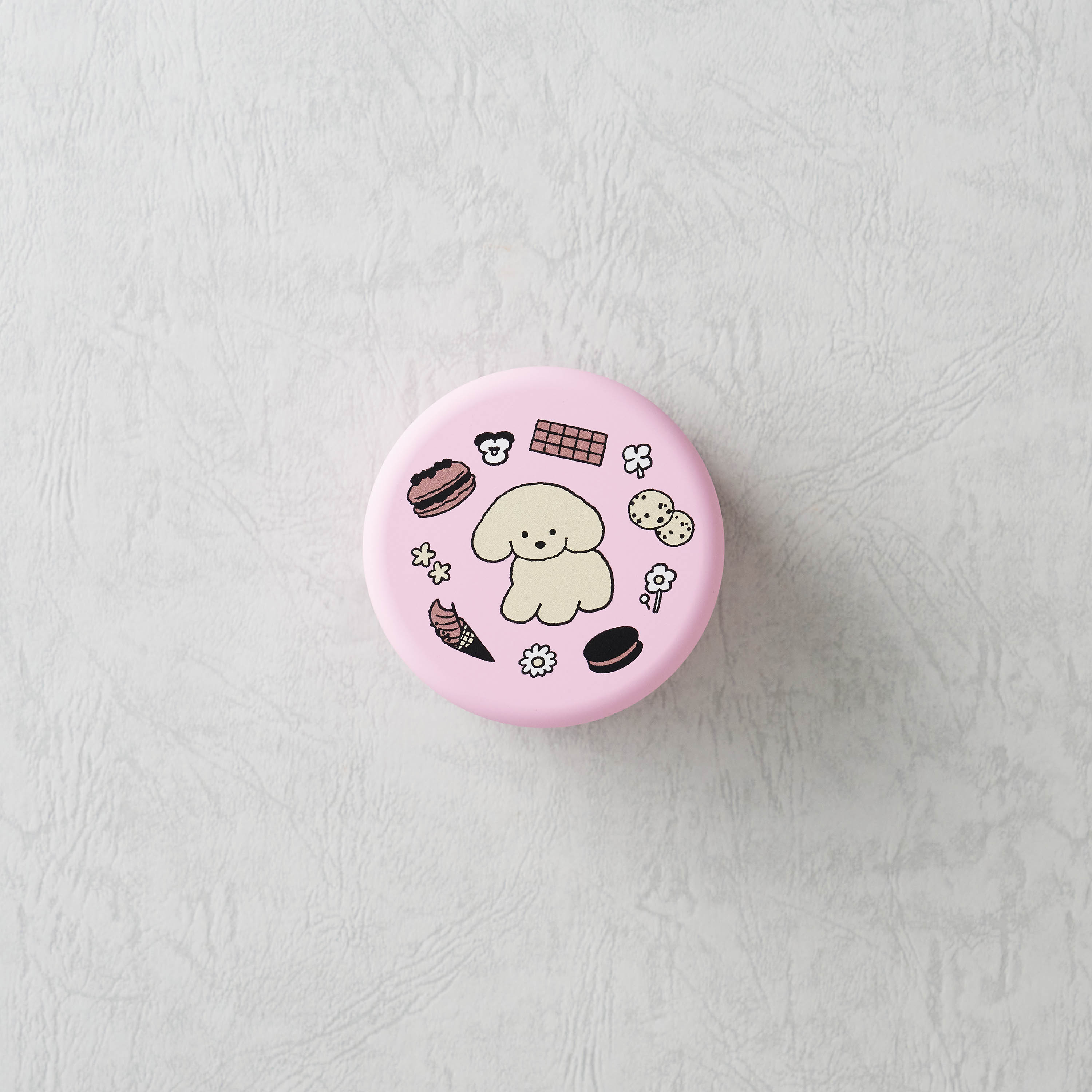 アーモンドチョコレート缶（ピンク）